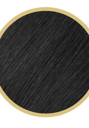 Luxury I-Tips: Black 22″